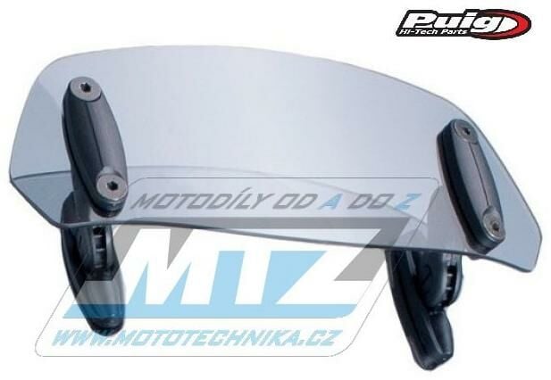 Obrázek produktu Deflektor univerzální na plexi štít PUIG Multi-Adjustable (rozměry 90x230mm) - kouřový PI6007H