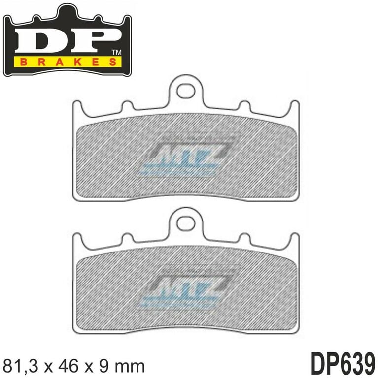 Obrázek produktu Destičky brzdové DP639-SDP DP Brakes - směs SDP Sport HH+ DP639-SDP