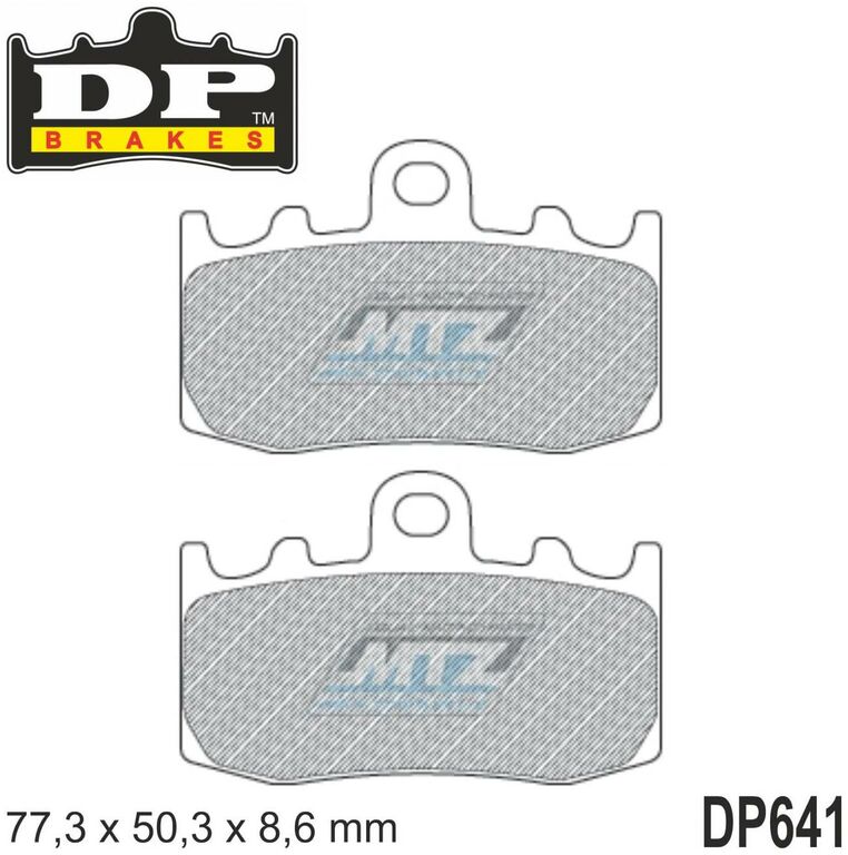 Obrázek produktu Destičky brzdové DP641-SDP DP Brakes - směs SDP Sport HH+ DP641-SDP