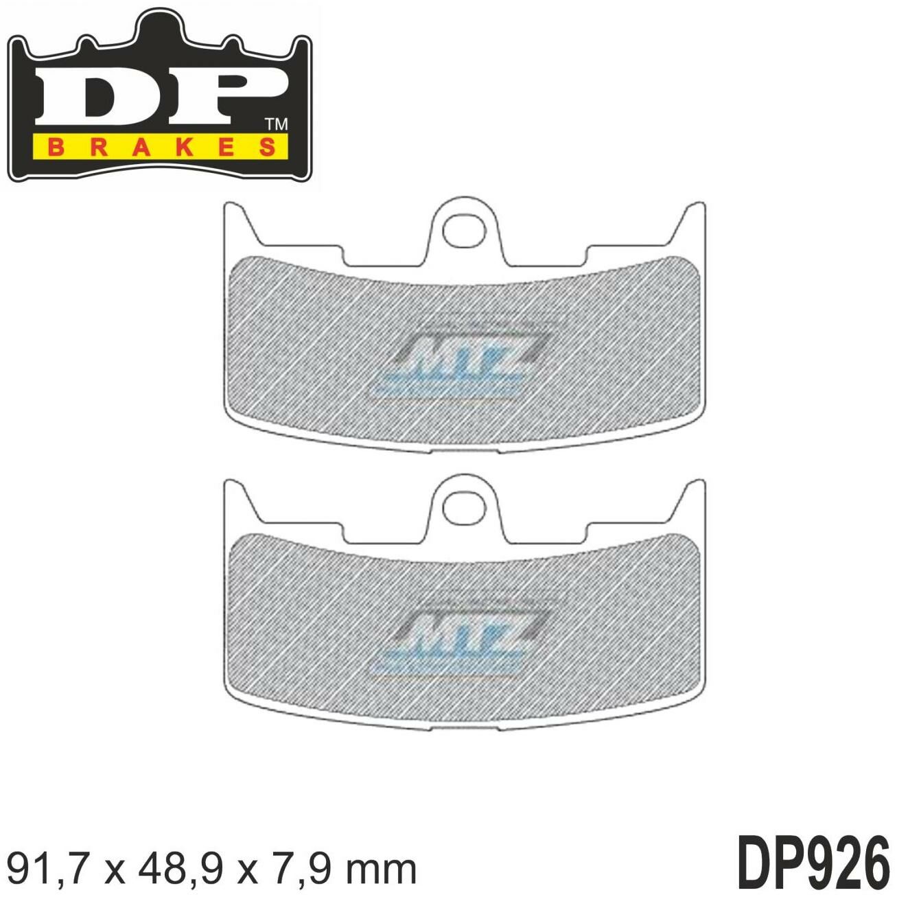 Obrázek produktu Destičky brzdové DP926-SDP DP Brakes - směs SDP Sport HH+ DP926-SDP