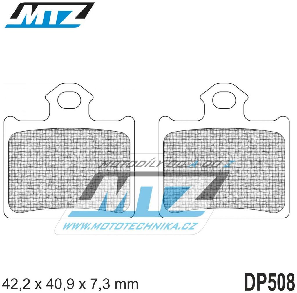 Obrázek produktu Destičky brzdové DP508-FM - MTZ směs Offroad Profi DP508-FM