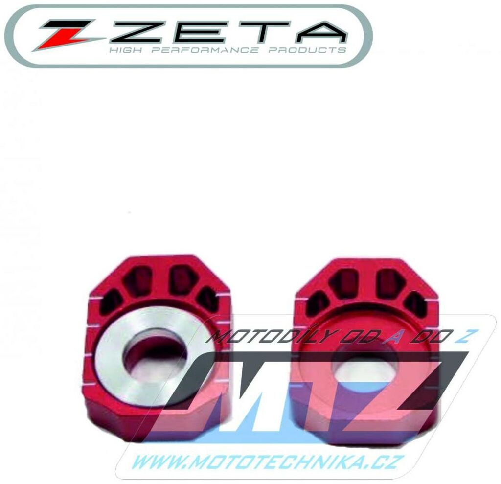 Obrázek produktu Dorazy osy zadního kola ZETA ZE93-5233 - Suzuki RM85 / 04-22 - červené ZE935233