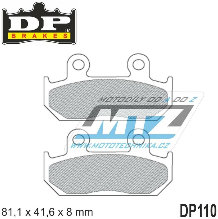 Obrázek produktu Destičky brzdové DP110-SDP DP Brakes - směs SDP Sport HH+ (dp110) DP110-SDP