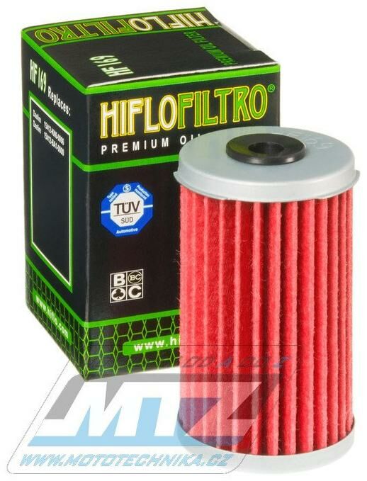 Obrázek produktu Filtr olejový HF169 (HifloFiltro) - Daelim VJ125 Roadwin + VL125 Daystar + VS125 Evolution (hf169) HF169