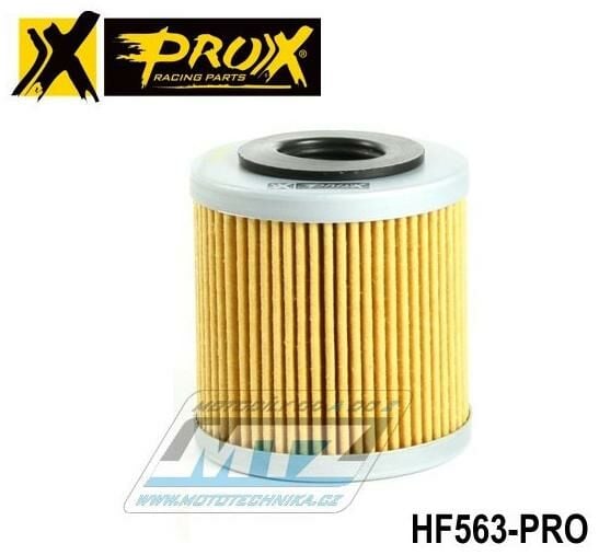 Obrázek produktu Filtr olejový HF563 (PROX) - Aprilia 125 RS + 450RXV+550RXV+450SXV+550SXV + Derbi 125 GPR+125 Mulhacen +125 Senda R DRD Racing + Husqvarna TE250+TE310+TC250 + TC450+TE450+TC510+TE510 + SM450R+SM530R+S HF563-PRO