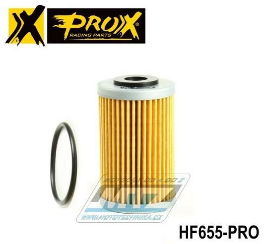 Obrázek produktu Filtr olejový HF655 (PROX) - Husaberg FE250+FE390 Enduro+FE450 Enduro + FE501 + FE570 Enduro + Husqvarna FC450 + FE450 + KTM 250EXCF + 250XCF + 450EXC + 450XCF + 450XCW + 500EXC + 690 Supermoto R HF655-PRO