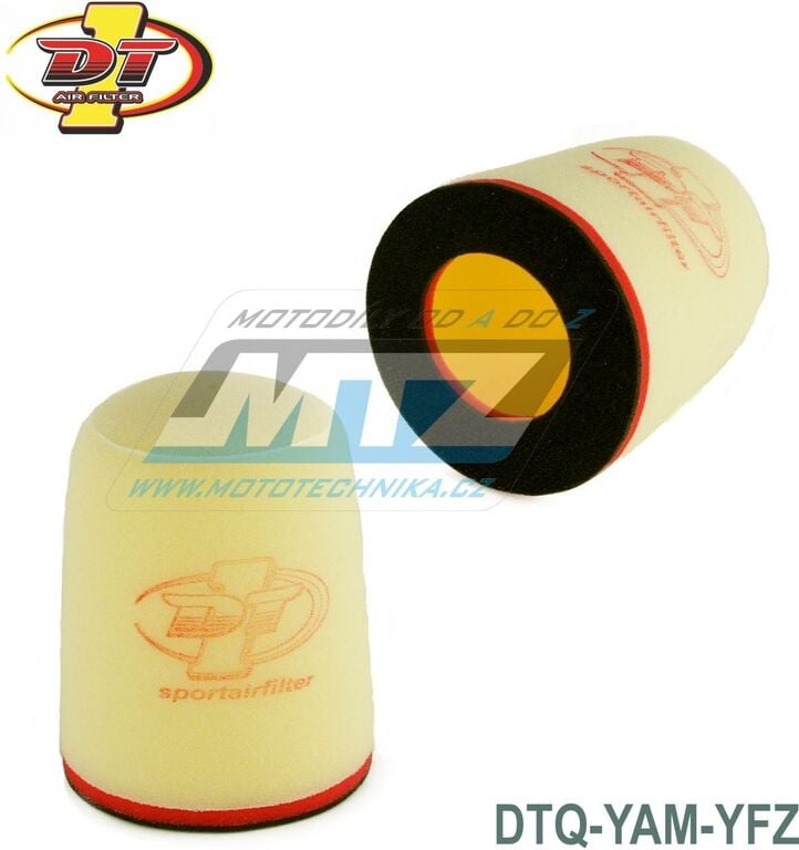 Obrázek produktu Filtr vzduchový - Yamaha YFZ450 / 04-15 + YFZ450R / 09-20 + YFZ450X / 04-20 + YFZ450SE / 09-20 DTQ-YAM-YFZ