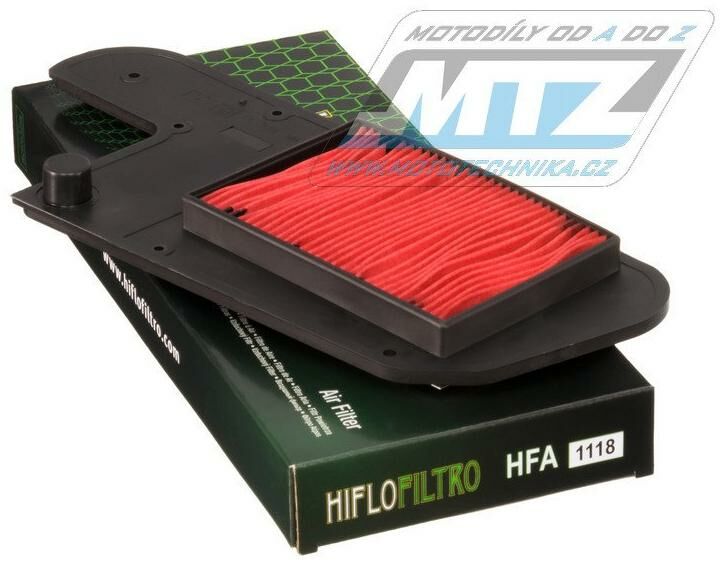 Obrázek produktu Filtr vzduchový HFA1118 (HifloFiltro) - Honda FES125 + FES125 S-Wing + FES150 Pantheon + FES150 S-Wing HFA1118