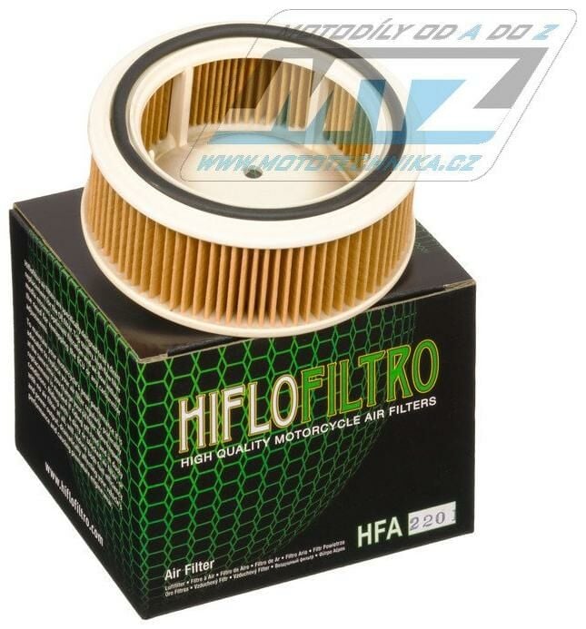 Obrázek produktu Filtr vzduchový HFA2201 (HifloFiltro) - Kawasaki KH100 + AR125 + KDX125 + KH125 (hfa2201) HFA2201