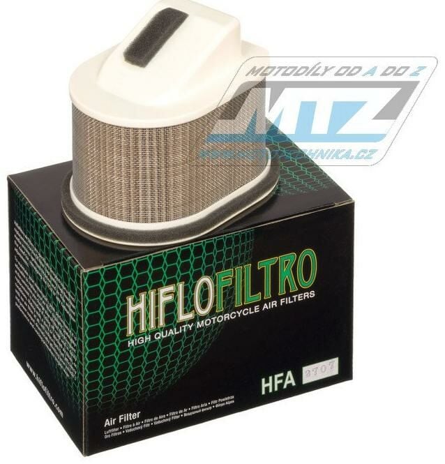 Obrázek produktu Filtr vzduchový HFA2707 (HifloFiltro) - Kawasaki Z750 (ZR750) + Z750 R (ZR750) + Z750 R (ZR750) Black Edition Z750 S (ZR750S) + Z1000 (ZR1000, ABS) HFA2707