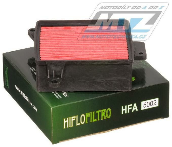 Obrázek produktu Filtr vzduchový HFA5002 (HifloFiltro) - Kymco 125 Movie XL / 01-10 + 150 Movie XL / 01-10 HFA5002