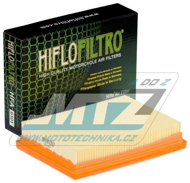 Obrázek produktu Filtr vzduchový HFA6101 (HifloFiltro) -   Aprilia 450 RXV,SXV + 550 RXV,SXV + RSV1000 R + 1100 VR4 + Moto Guzzi 1100 Griso+1200 Stelvio +1400 California HFA6101