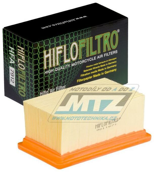 Obrázek produktu Filtr vzduchový HFA7912 (HifloFiltro) - BMW R1200GS + R1200 HP2 Enduro + R1200 HP2 Megamoto + R1200 HP2 Sport + R1200R + R1200RT + R1200S + R1200ST HFA7912
