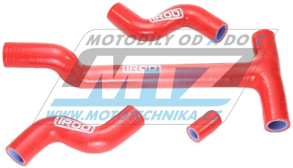 Obrázek produktu Hadice chladiče Beta (4takt) RR350+390+430+480 / 20-22 - červené (sada 4ks) IR010135