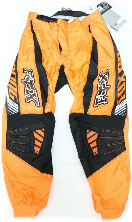 Obrázek produktu Kalhoty motokros FOX 180 - oranžové - velikost 32 FX04116-009-132