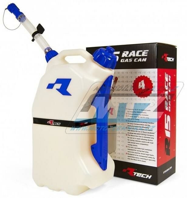 Obrázek produktu Kanystr rychlotankovací benzínu RTECH GAS CAN - 15L - modrý RTGASCABL0017