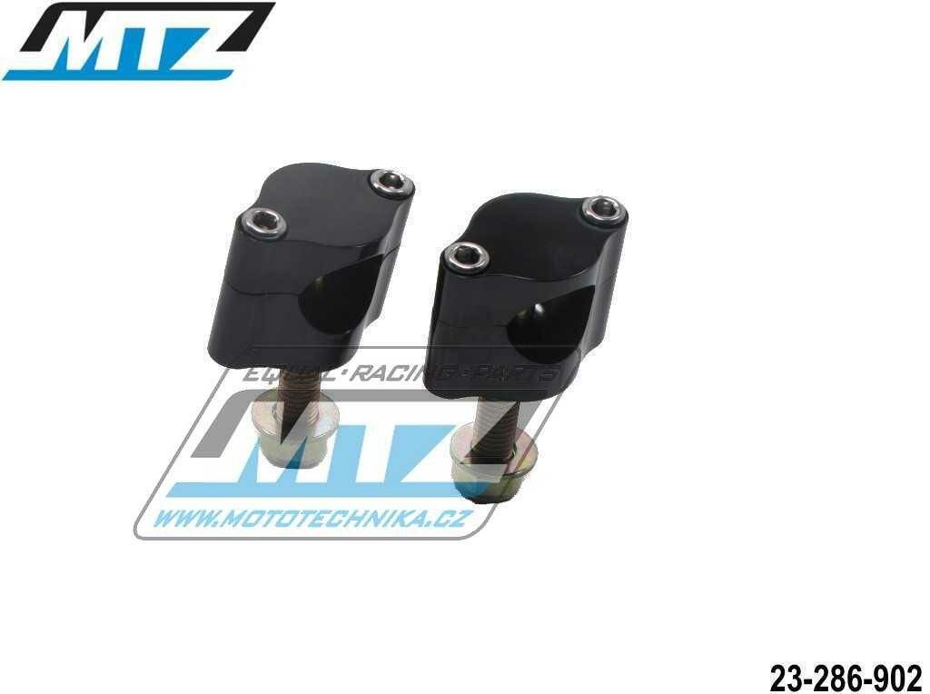 Obrázek produktu Klemy řidítek - pro řidítka 28,6mm (hlavní šroub - 12mm) - barva černá 23-286-902