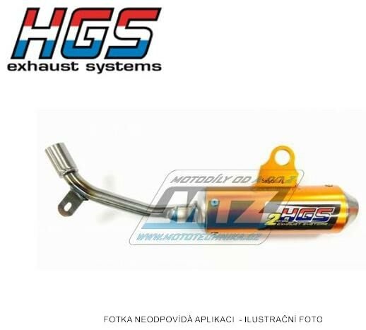 Obrázek produktu Koncovka (tlumič) výfuku HGS - KTM 50SX / 02-08 - stříbrná HGS-KTM.016-KONC