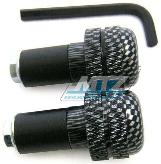 Obrázek produktu Koncovky/závaží řidítek ANTIVIBRATION - carbonové (pro vnitřní průměr řidítek ¤17mm) 23-96412