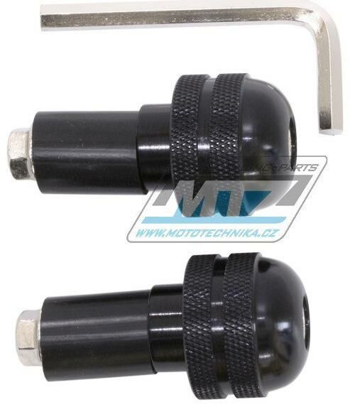 Obrázek produktu Koncovky/závaží řidítek ANTIVIBRATION - černé (pro vnitřní průměr řidítek ¤17mm) 23-96402