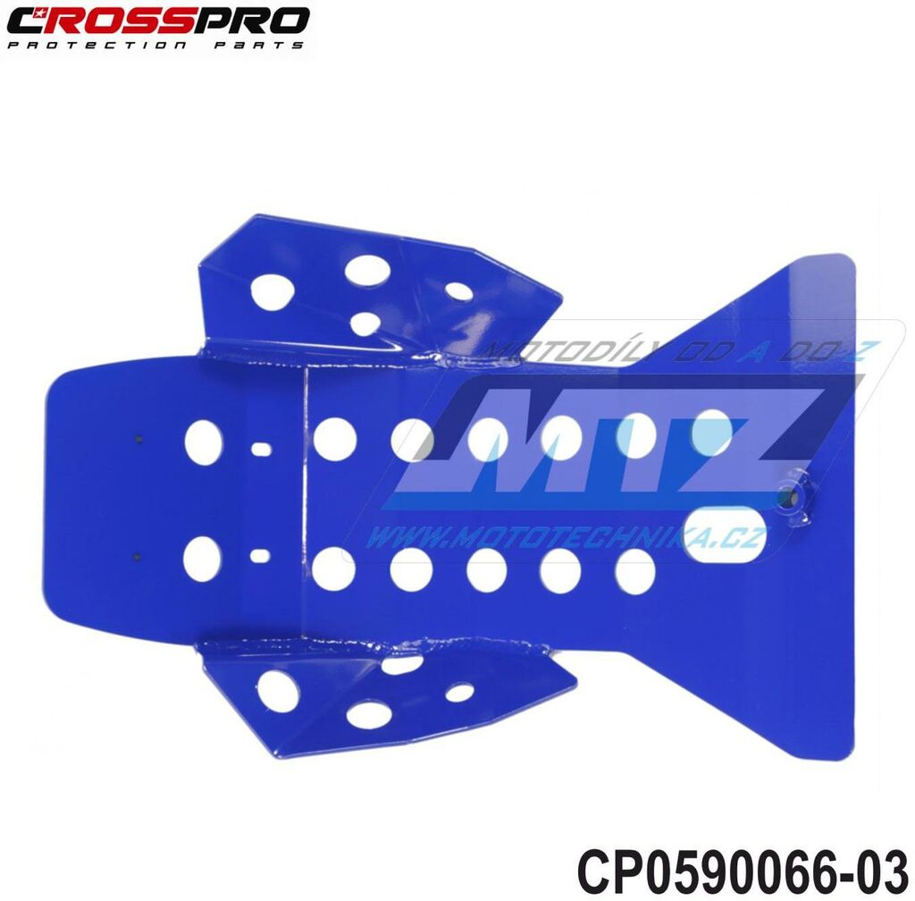 Obrázek produktu Kryt pod motor hliníkový ALU Engine Guard - Yamaha WRF450 / 03-06 (barva modrá) (kryt-motoru-crosspro-cp0590066-03) CP0590066-03