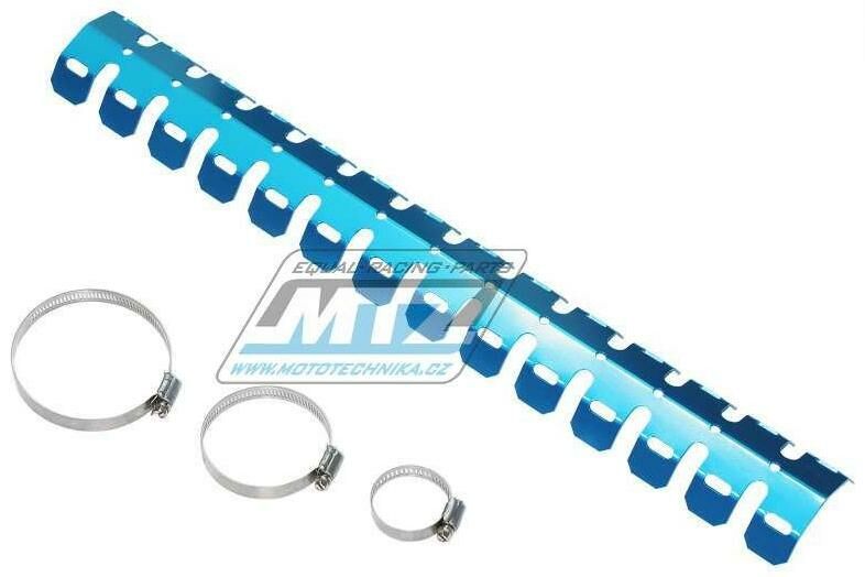 Obrázek produktu Kryt výfuku Alu 2T - modrý 00-10103