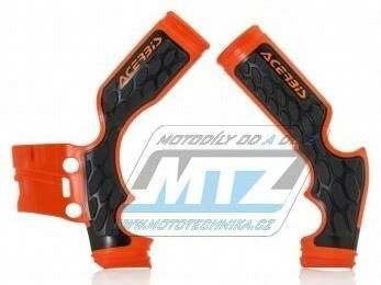 Obrázek produktu Kryty rámu KTM 65SX / 13-23 + Husqvarna TC65 / 16-23 + Gas-Gas MC65 - barva oranžovo-černá AC0022896.011