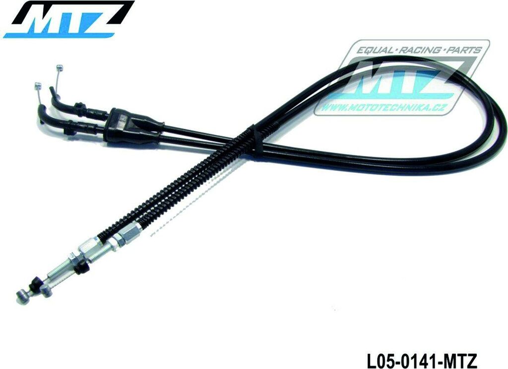 Obrázek produktu Lanko plynu Yamaha XT600 / 84-89 + XT600Z / 86-90 + TT600 / 84-89 + TT600S / 90-95 + XT500 + BW350 + TT225 L05-0141-MTZ