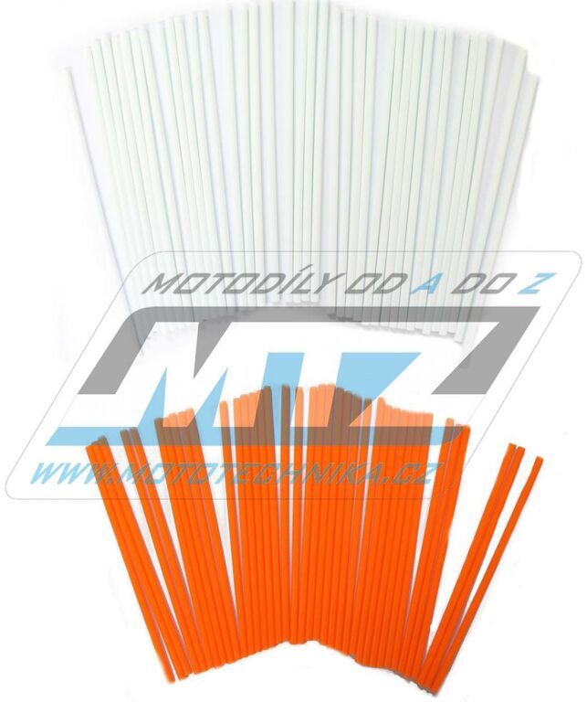 Obrázek produktu Návleky na dráty / kryty drátů (1sada) - bílo-oranžové 00-1610107