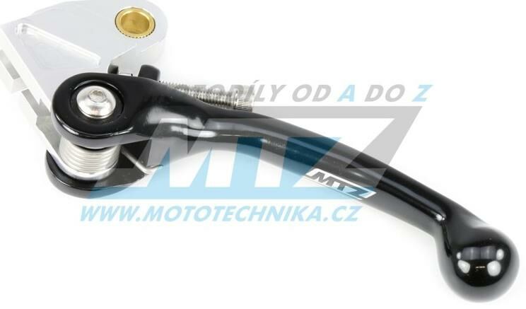 Obrázek produktu Páčka spojky FLEX (výklopná) - Kawasaki KX65+KX80+KX85 + KX125+KX250+KX500 + KXF250 + Suzuki RMZ250+RMZ450+RMX450Z - barva černá L9C-003-02