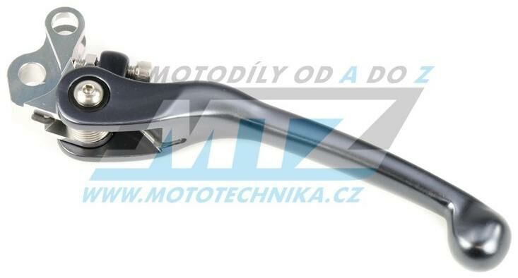 Obrázek produktu Páčka spojky FLEX KTM 65SX+85SX + SX+SXF+EXC+EXCF + SM+SMR+LC4+LC2 + Husaberg FE+FS + Husqvarna TC+TE - barva gunmetal L9C-007-16