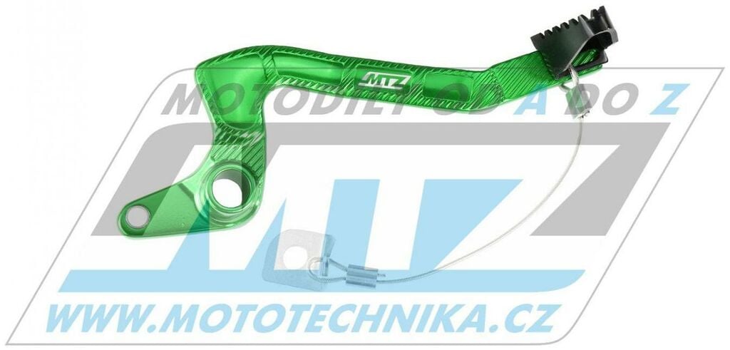 Obrázek produktu Pedál brzdy Kawasaki KX65 / 00-22 - zelený (83p-320-08-mensi)