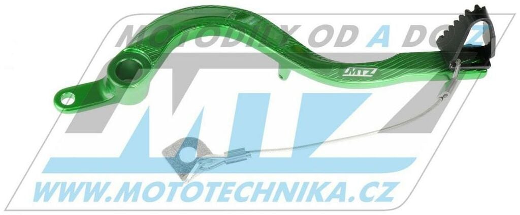 Obrázek produktu Pedál brzdy Kawasaki KXF450+KX450 / 06-20 + KLX450R / 06-20 - zelený