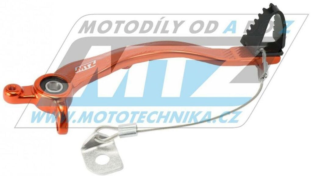 Obrázek produktu Pedál brzdy KTM 85SX / 03-17 + Husqvarna TC85 / 14-17 - oranžový (83p-382-07-mensi) 83P-382-07