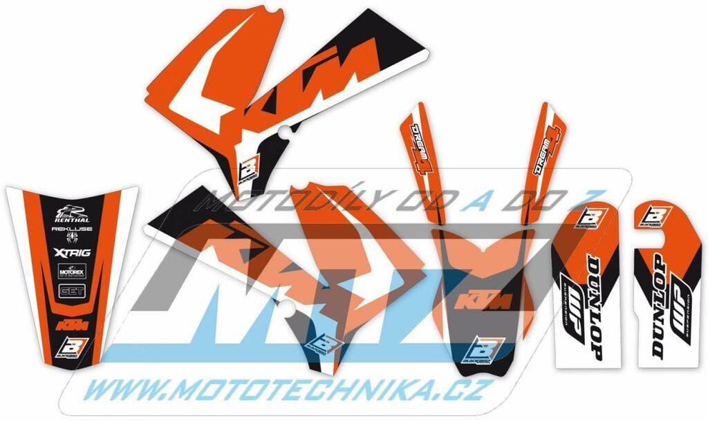 Obrázek produktu Polepy na motocykl (sada polepů Dream) KTM 85SX / 06-12 - typ polepů Dream4 BB2529N