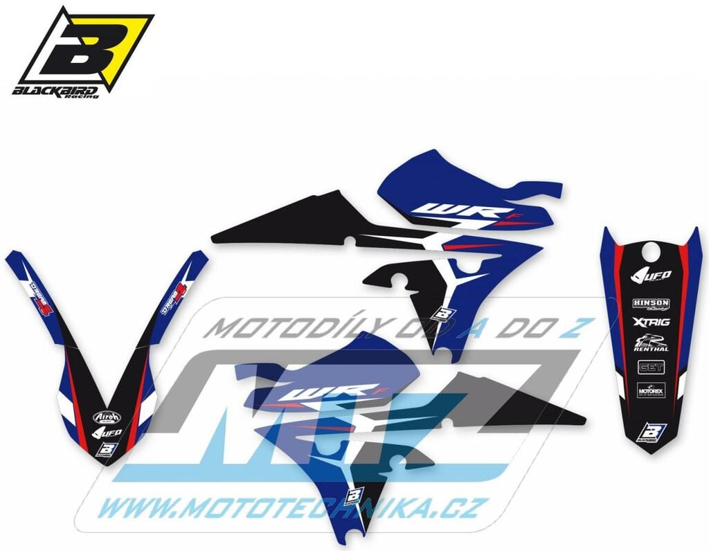 Obrázek produktu Polepy na motocykl (sada polepů Dream) Yamaha WRF250 / 15-19 + WRF450 / 16-18 - typ polepů Dream4 BB2246N