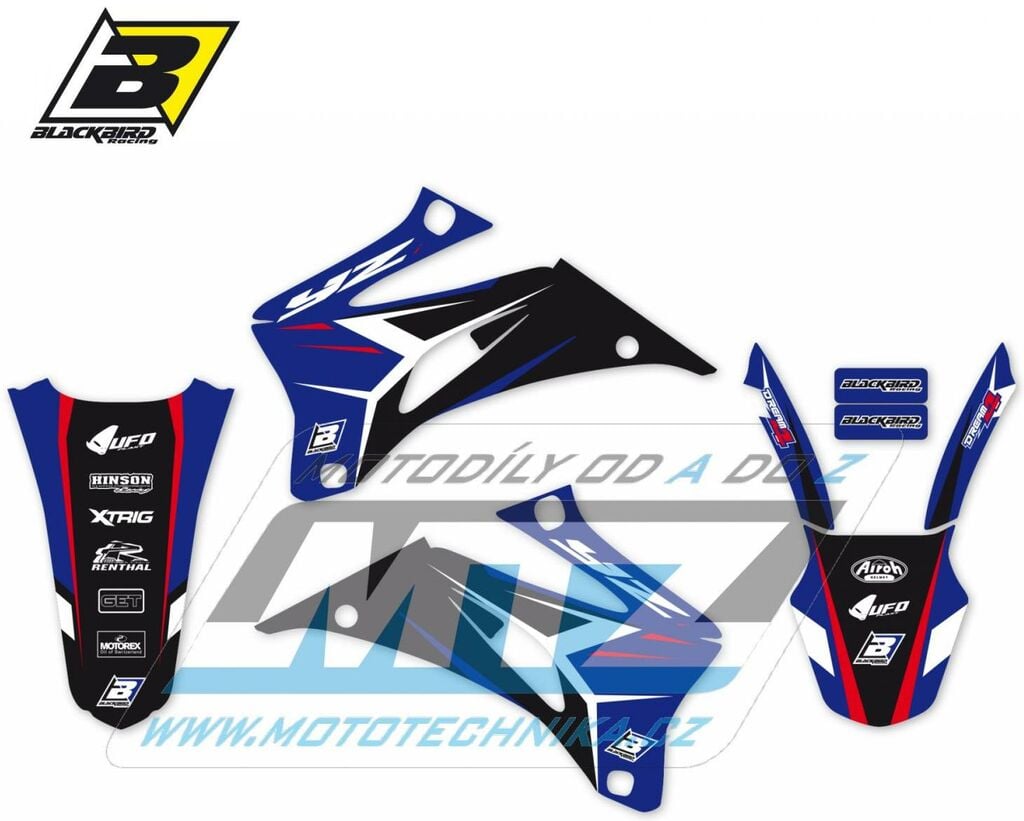 Obrázek produktu Polepy na motocykl (sada polepů Dream) Yamaha YZF250+YZF450 / 06-09 - typ polepů Dream4 BB2228N