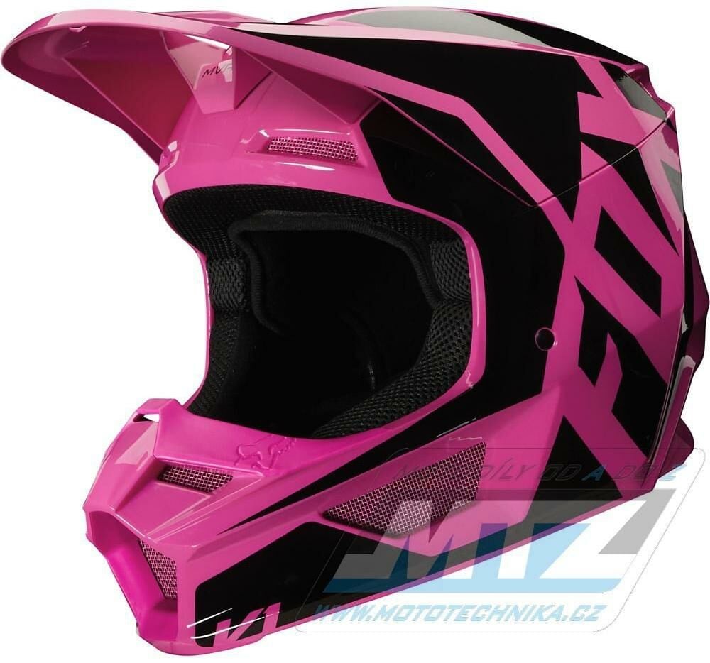 Obrázek produktu Přilba FOX V1 Prix Helmet MX20 - růžová  L (fx25471-170-1) FX25471-170-L