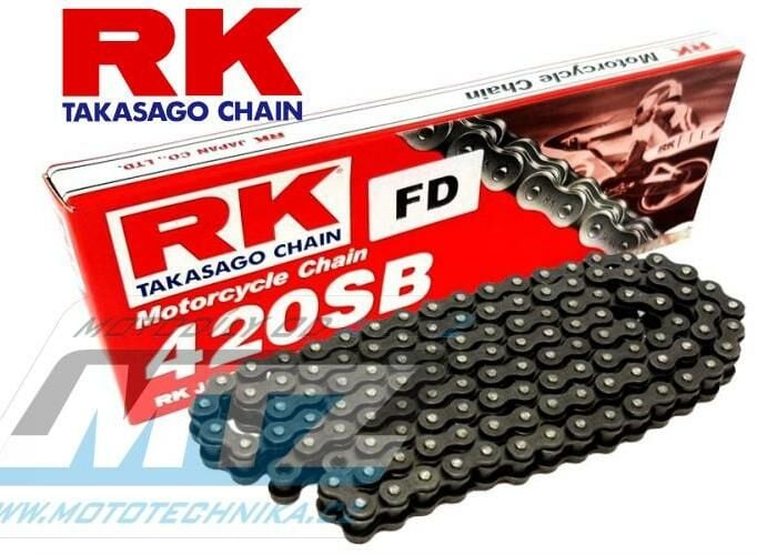 Obrázek produktu Řetěz RK 420 SB (120čl) - netěsněný/ bezkroužkový Ř420SB120