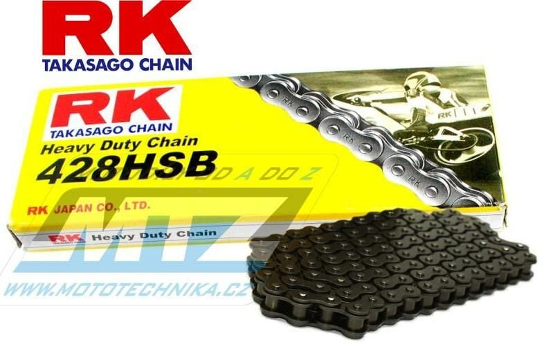 Obrázek produktu Řetěz RK 428 HSB (120čl) - netěsněný/ bezkroužkový Ř428HSB120