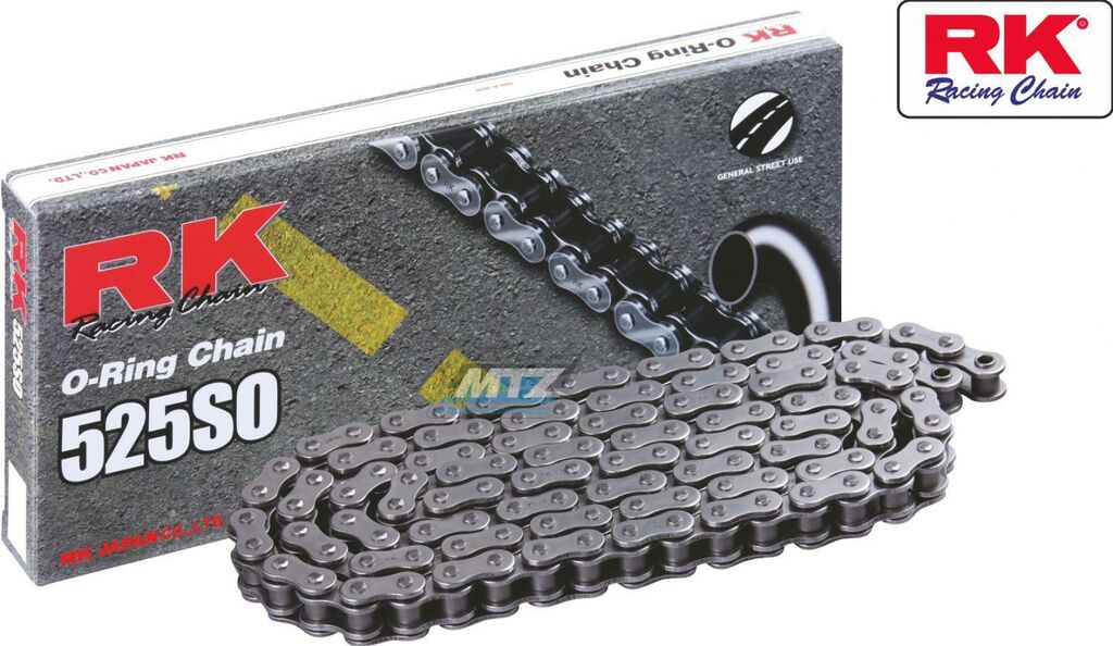 Obrázek produktu Řetěz RK 525 SO (114čl) - těsněný/ o kroužkový Ř525SO114