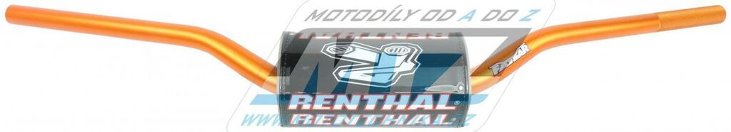 Obrázek produktu Řidítka Renthal 82701 Fatbar (1 1/8” = 28,6mm) - oranžové RE82701-07