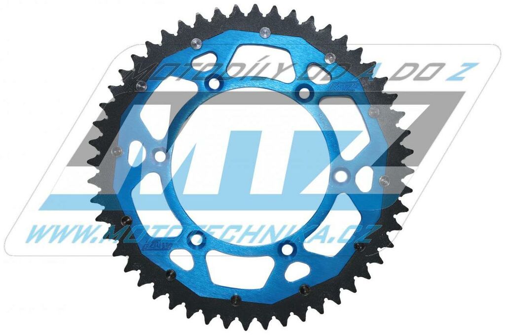 Obrázek produktu Rozeta ocelová (převodník) 0251-49zubů MTZ PRORACE Offroad (barva modrá) - Yamaha YZ125+YZ250+YZF250+YZF400+YZF426+YZF450+YZF450X / 16-20 + TT-R230 / 05-20+WRF250N / 99-01+WRF250 / 07-20+WRF400 / 99-0 95-0251-49-P3