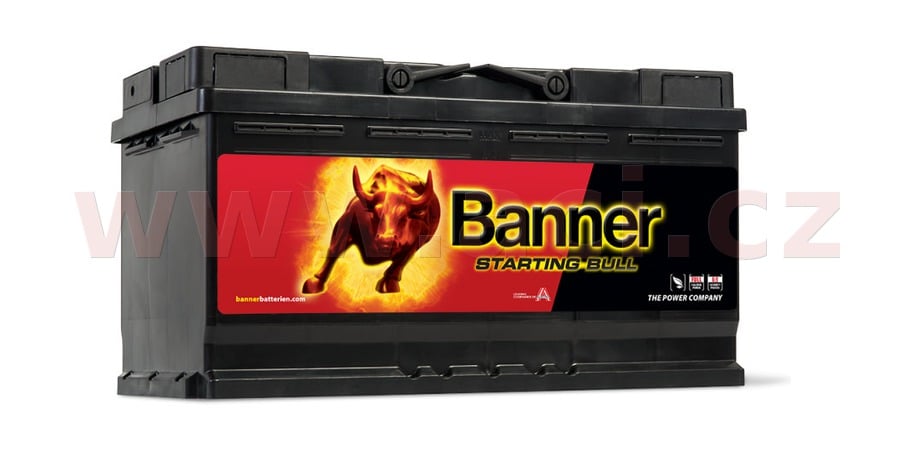 Obrázek produktu 95Ah baterie, 740A, pravá BANNER Starting Bull 354x175x190 59533