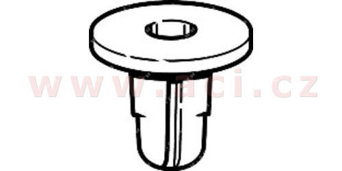 Obrázek produktu plastová příchytka s vnitřním závitem (sada 10 ks) 57348
