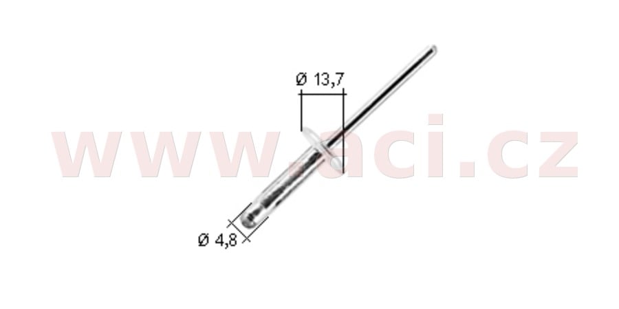 Obrázek produktu nýtek (sada 10 ks) 40577T