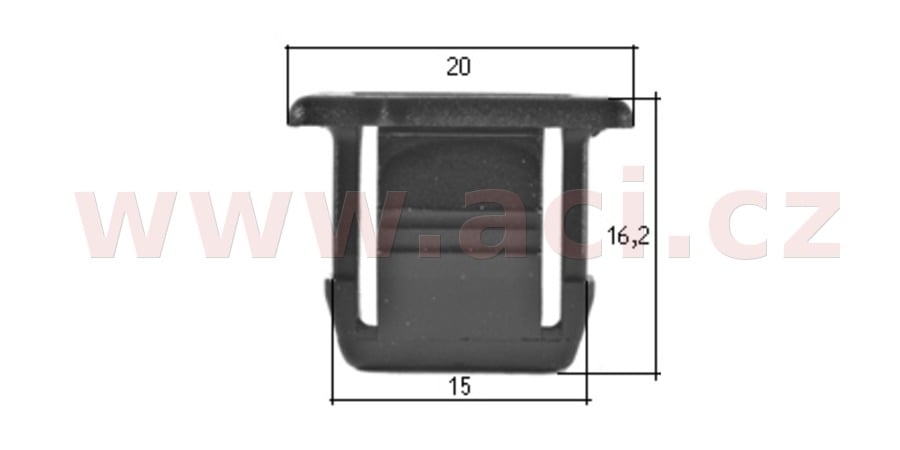 Obrázek produktu plastová příchytka (sada 10 ks) 50246T