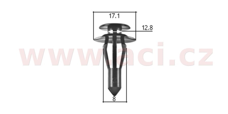 Obrázek produktu plastová příchytka (sada 10 ks) 55105T