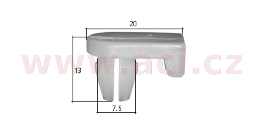 Obrázek produktu plastová příchytka (sada 10 ks) 72293