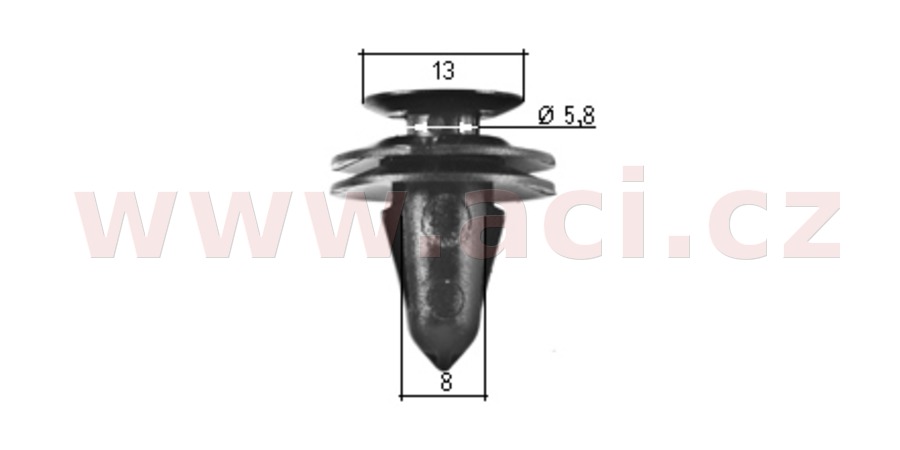Obrázek produktu plastová příchytka (sada 10 ks) 50251S